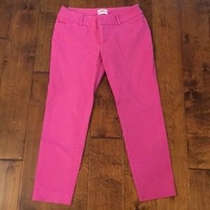 Merona ankle length hot pink pants